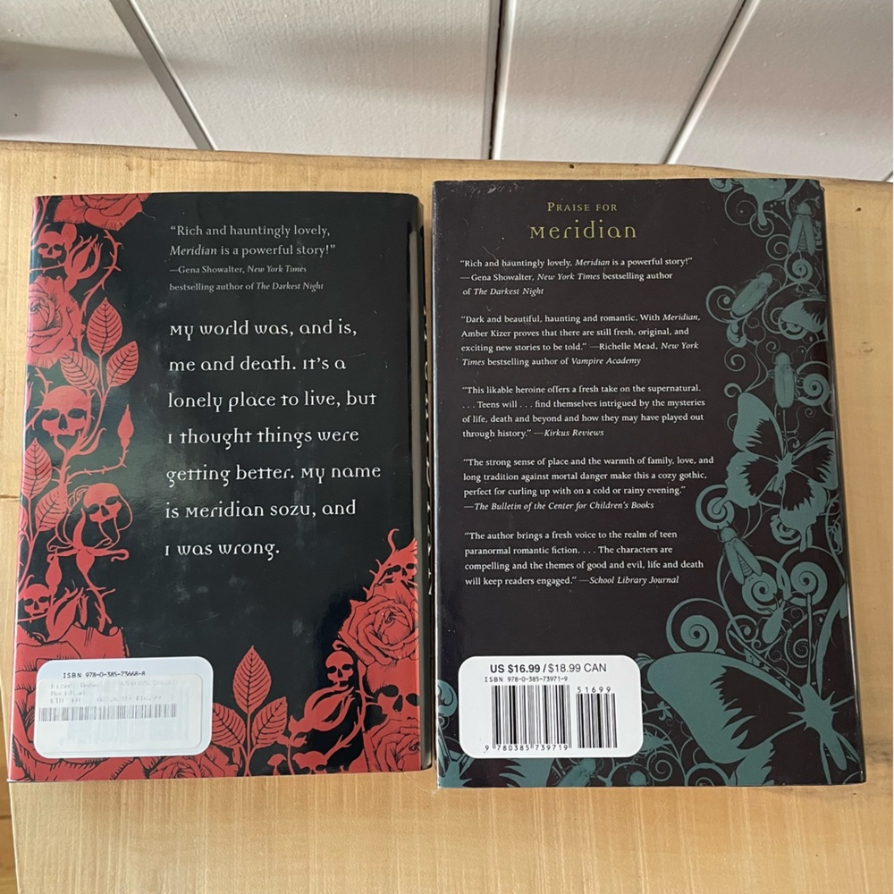 $10 SALE Set of 2 Meridian Wildcat Fireflies Teen Hardcover Books Romantasy - Picture 2 of 13